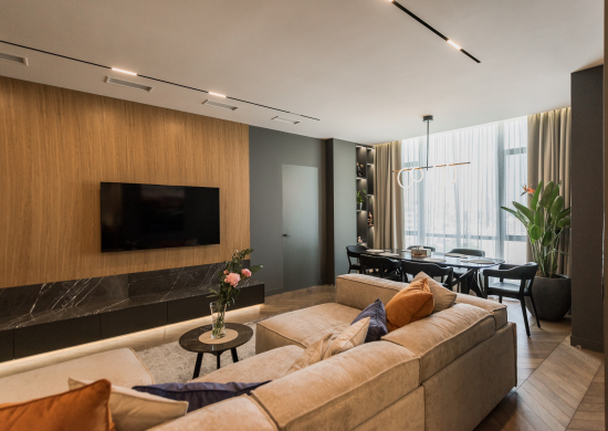 кухня из шпона